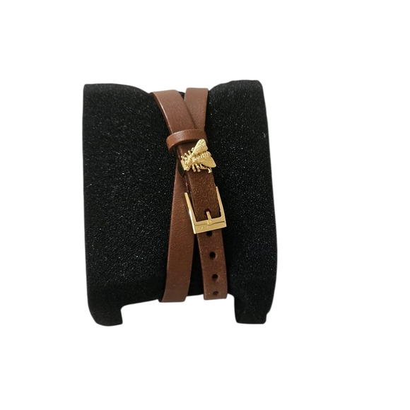 Gucci Women's Gold and Brown Leather Watch - Picture 3 of 7